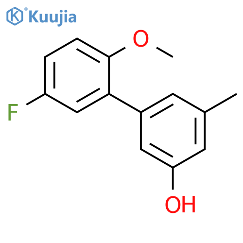 [1,1'-Biphenyl]-3-ol, 5'-fluoro-2'-methoxy-5-methyl- structure