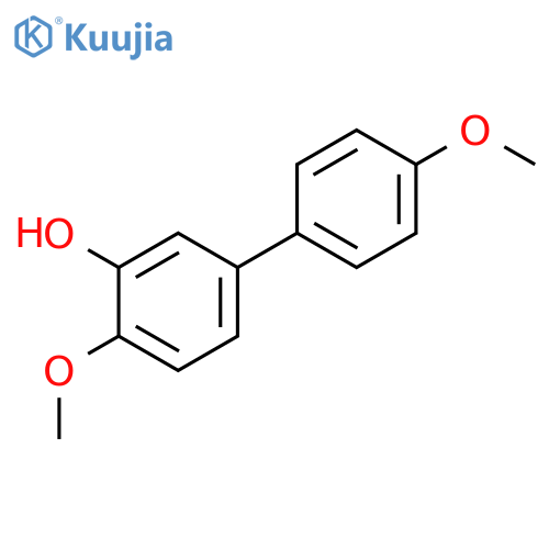 2-Methoxy-5-(4-methoxyphenyl)phenol structure
