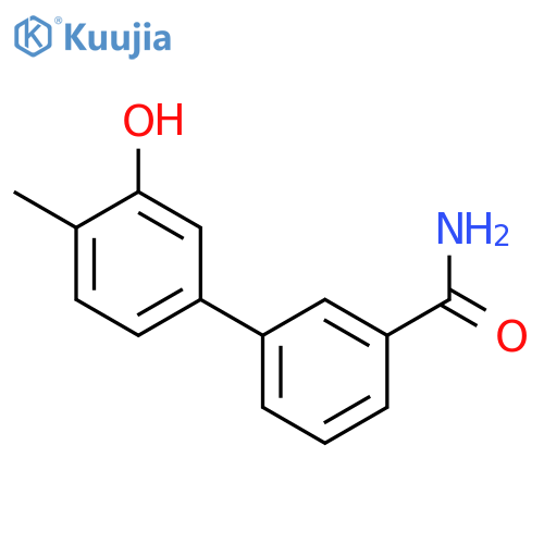 5-(3-Aminocarbonylphenyl)-2-methylphenol structure