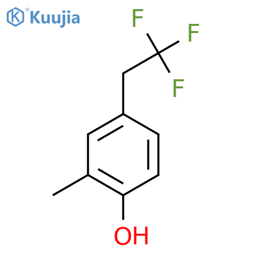 2-Methyl-4-(2,2,2-trifluoroethyl)phenol structure
