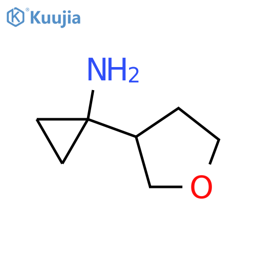 1-(oxolan-3-yl)cyclopropan-1-amine structure