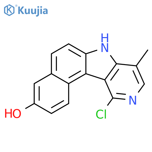 11-Chloro-8-methyl-7H-benzo[e]pyrido[4,3-b]indol-3-ol structure