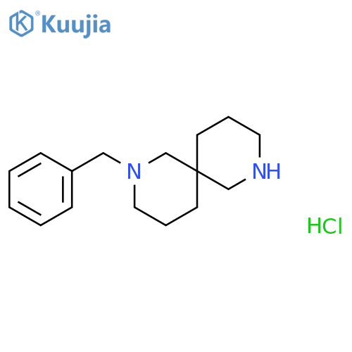 2-benzyl-2,8-diazaspiro[5.5]undecane dihydrochloride structure
