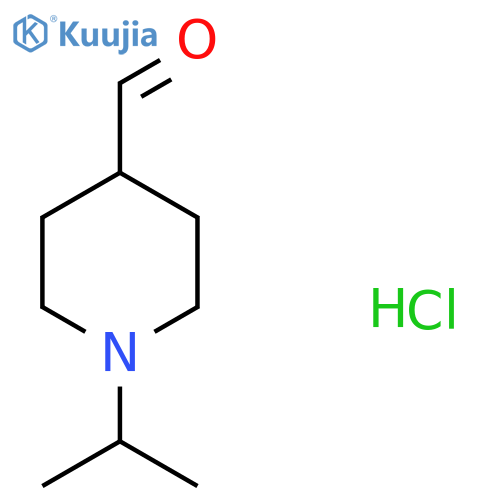 1-(Propan-2-yl)piperidine-4-carbaldehyde Hydrochloride structure