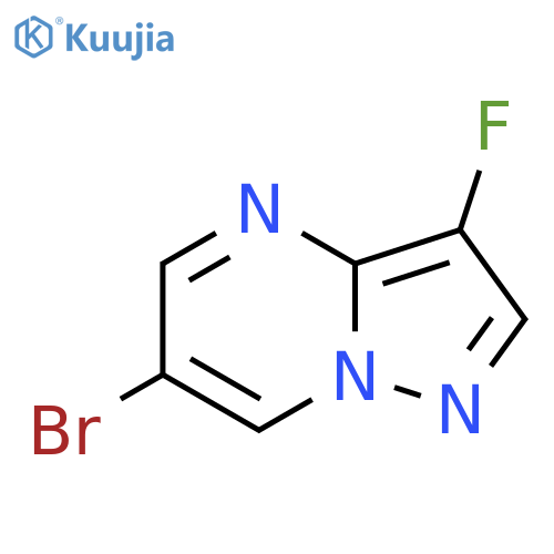 6-Bromo-3-fluoro-pyrazolo[1,5-a]pyrimidine structure