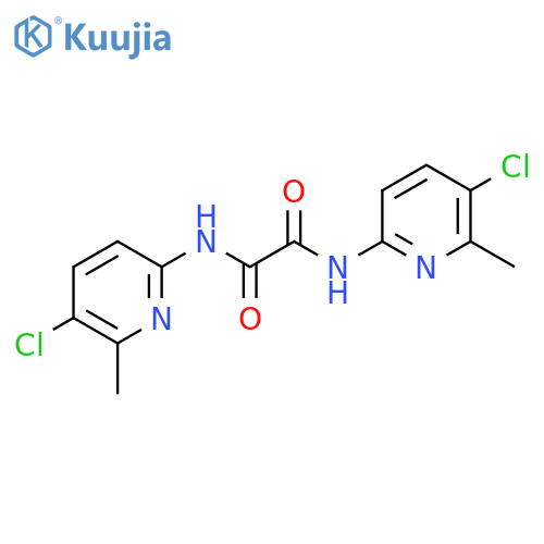 N1,N2-Bis(5-chloro-6-methylpyridin-2-yl)oxalamide structure