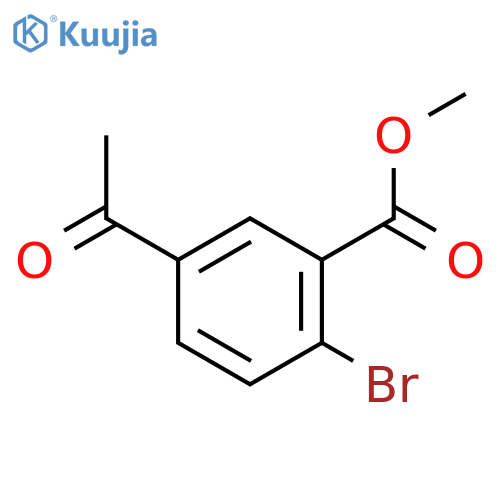 Methyl 5-acetyl-2-bromobenzoate structure