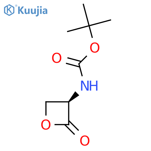 tert-butyl N-[(3R)-2-oxooxetan-3-yl]carbamate structure