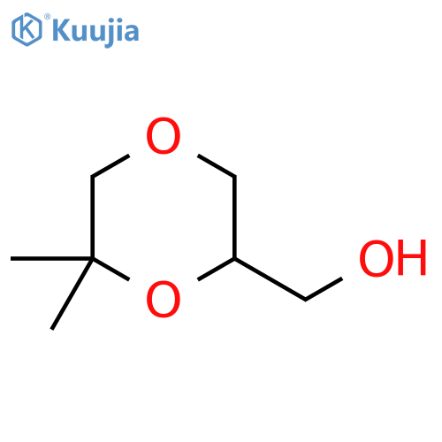 (6,6-Dimethyl-1,4-dioxan-2-yl)methanol structure