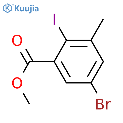 Methyl 5-Bromo-2-iodo-3-methyl benzoate structure