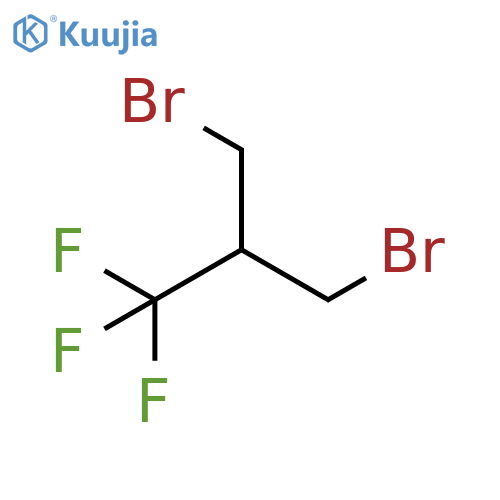 3-Bromo-2-(bromomethyl)-1,1,1-trifluoropropane structure