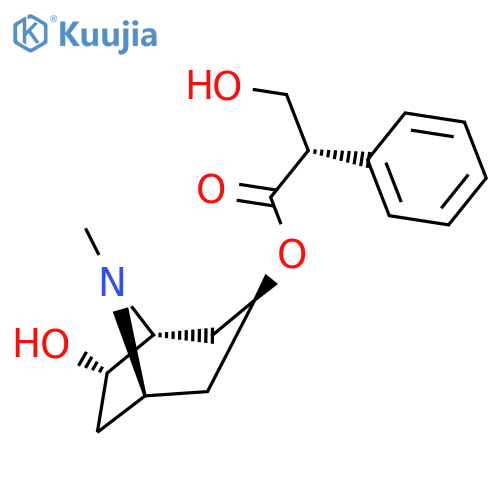 7β-Hydroxyhyoscyamine structure