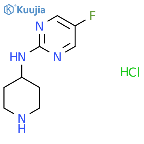(5-Fluoro-pyrimidin-2-yl)-piperidin-4-yl-amine hydrochloride structure