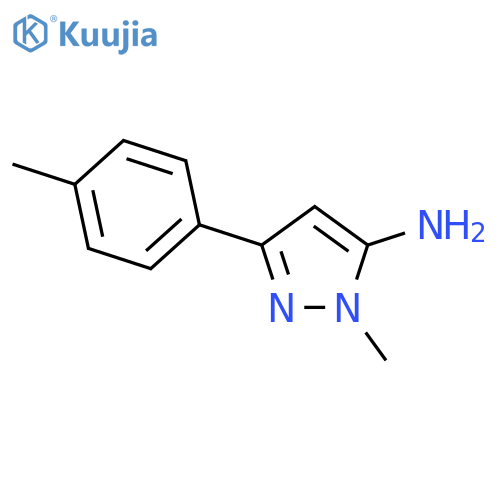 1-methyl-3-(p-tolyl)-1H-pyrazol-5-amine structure