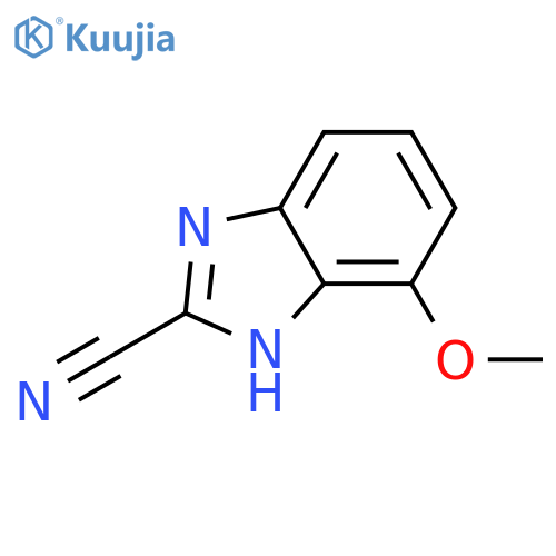 7-Methoxy-1H-benzo[d]imidazole-2-carbonitrile structure