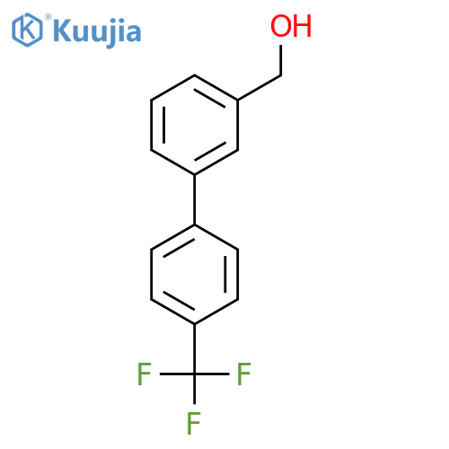 (4'-Trifluoromethylbiphenyl-3-yl)methanol structure