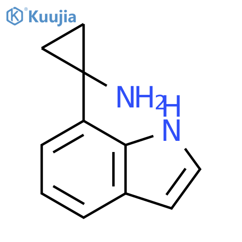 1-(1H-indol-7-yl)cyclopropan-1-amine structure