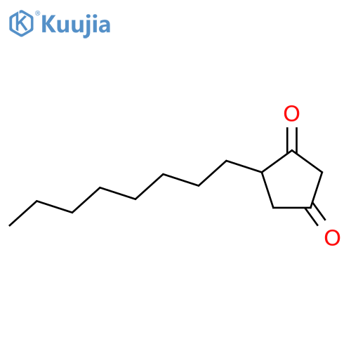 1,3-Cyclopentanedione,4-octyl- (9CI) structure