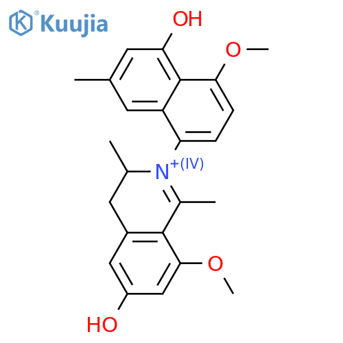 Ancistrocladinium A; 4',6-Di-O-de-Me structure