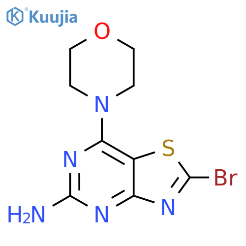 2-Bromo-7-morpholinothiazolo[4,5-d]pyrimidin-5-amine structure