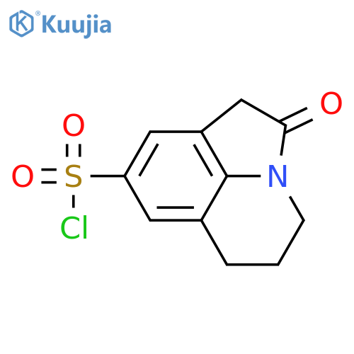 2-oxo-1-azatricyclo6.3.1.0,4,12dodeca-4(12),5,7-triene-6-sulfonyl chloride structure