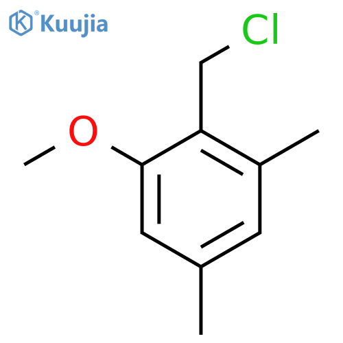 2,4-Dimethyl-6-methoxybenzyl chloride structure