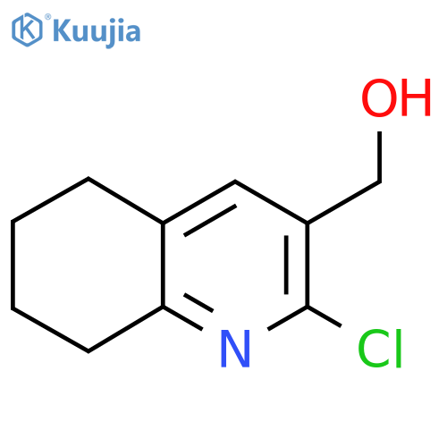(2-chloro-5,6,7,8-tetrahydroquinolin-3-yl)methanol structure