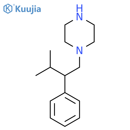 1-(3-methyl-2-phenylbutyl)piperazine structure