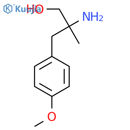 2-Amino-3-(4-methoxyphenyl)-2-methylpropan-1-ol structure