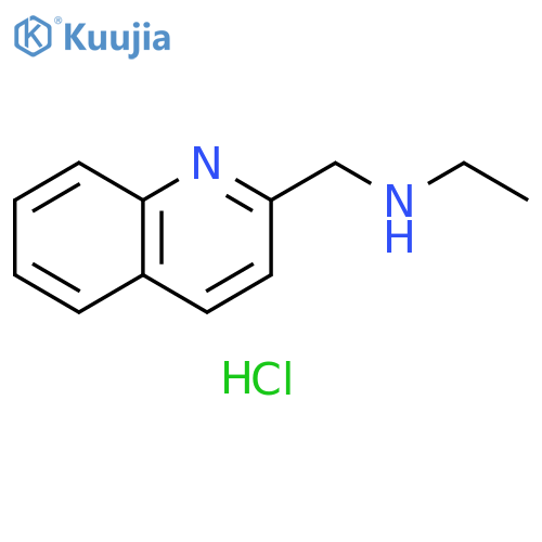ethyl[(quinolin-2-yl)methyl]amine dihydrochloride structure