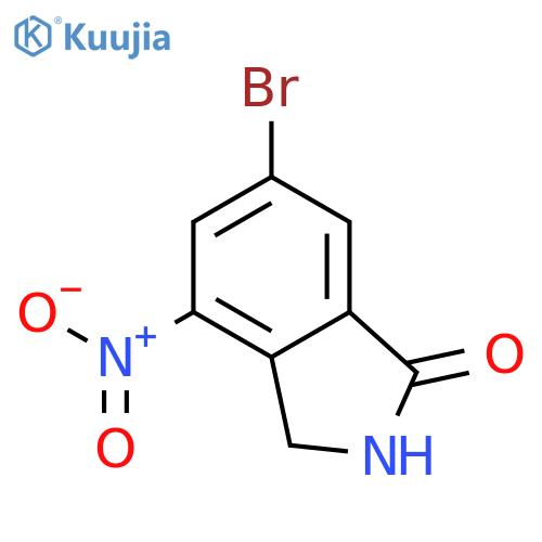 6-Bromo-4-nitroisoindolin-1-one structure