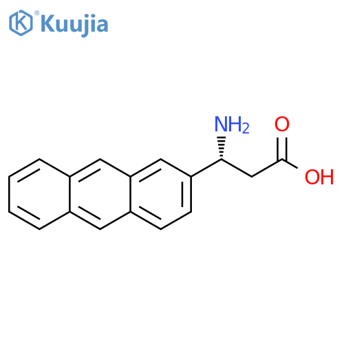 (3R)-3-AMINO-3-(2-ANTHRYL)PROPANOIC ACID structure