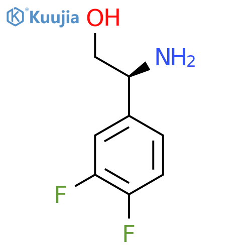 (2S)-2-amino-2-(3,4-difluorophenyl)ethan-1-ol structure