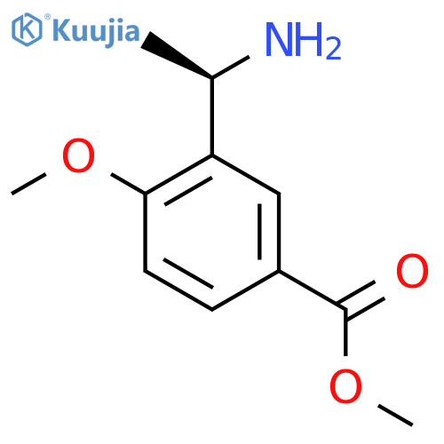 methyl 3-(1R)-1-aminoethyl-4-methoxybenzoate structure