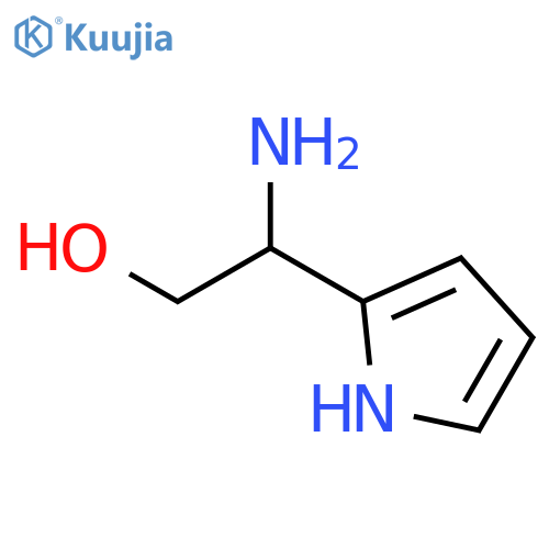2-amino-2-(1H-pyrrol-2-yl)ethan-1-ol structure