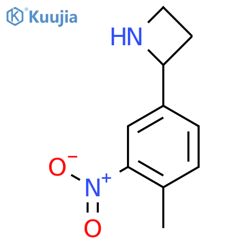 2-(4-methyl-3-nitrophenyl)azetidine structure