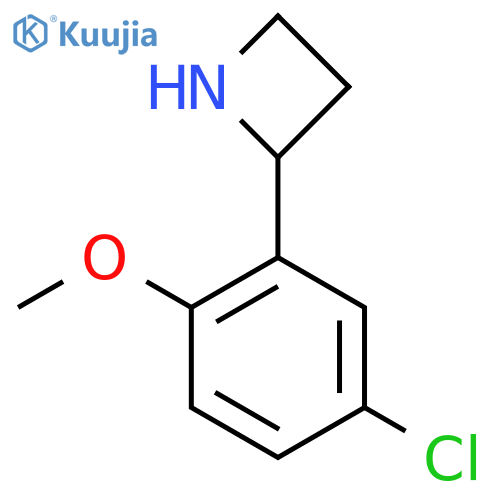 2-(5-chloro-2-methoxyphenyl)azetidine structure