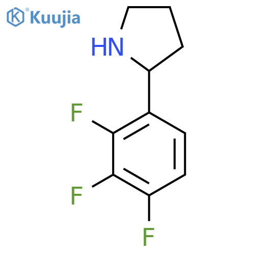 2-(2,3,4-TRIFLUOROPHENYL)PYRROLIDINE structure