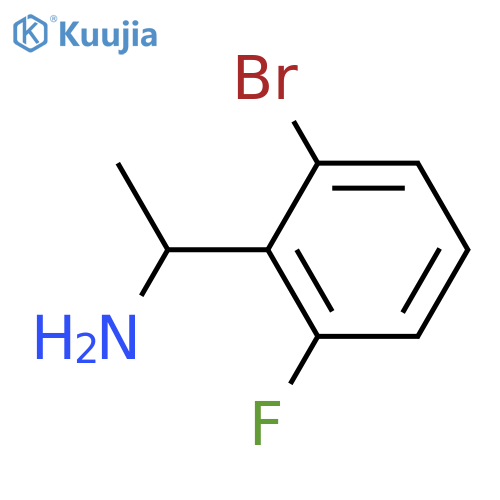 1-(2-bromo-6-fluorophenyl)ethan-1-amine structure