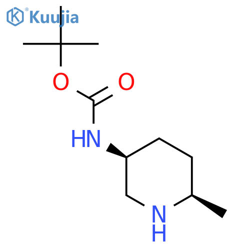 tert-butyl N-[(3S,6R)-6-methyl-3-piperidyl]carbamate structure