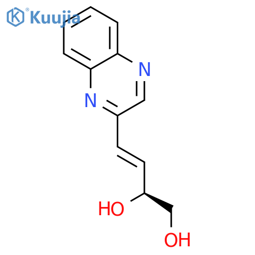 4-(2-Quinoxalinyl-3-butene-1,2-diol structure