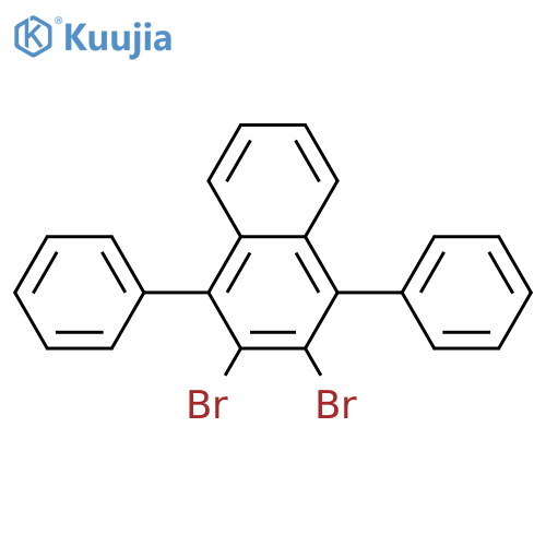 2,3-dibromo-1,4-diphenylnaphthalene structure
