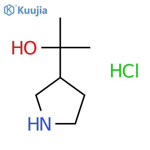 (S)-2-(3-Pyrrolidinyl)-2-propanol Hydrochloride structure