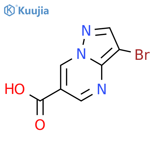 3-Bromopyrazolo[1,5-A]pyrimidine-6-carboxylic acid structure