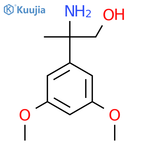 2-amino-2-(3,5-dimethoxyphenyl)propan-1-ol structure