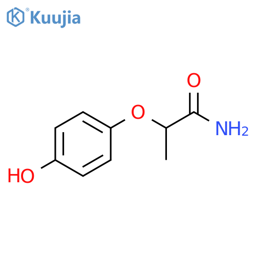2-(4-hydroxyphenoxy)propanamide structure