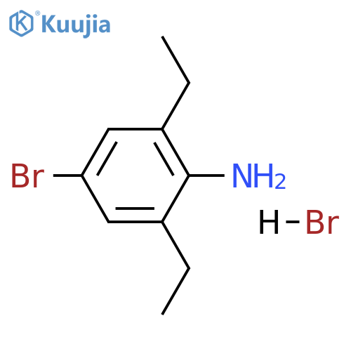 4-Bromo-2,6-diethylaniline hydrobromide structure