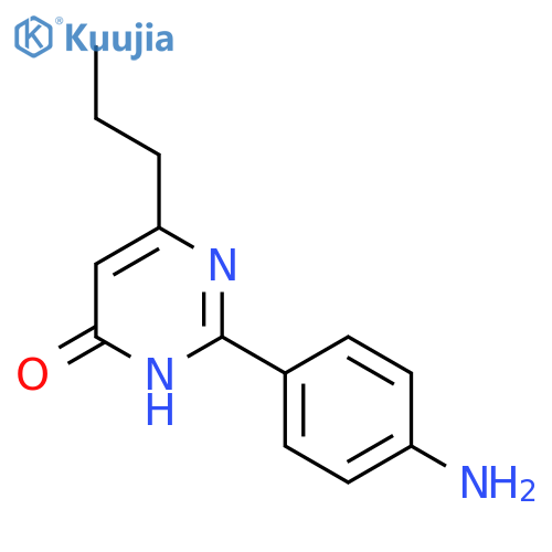 2-(4-Aminophenyl)-6-propylpyrimidin-4(3h)-one structure