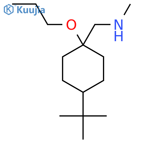 (4-tert-butyl-1-propoxycyclohexyl)methyl(methyl)amine structure