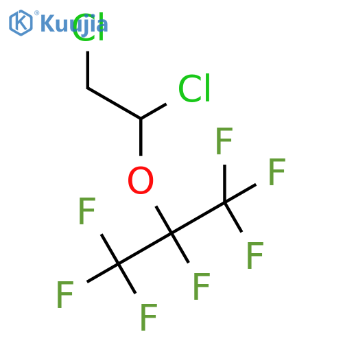 Perfluoroisopropyl-1,2-dichloroethyl ether structure